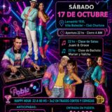Afiche de Bailart Productions Fest BPF Ochentosa, sábado 17 de octubre