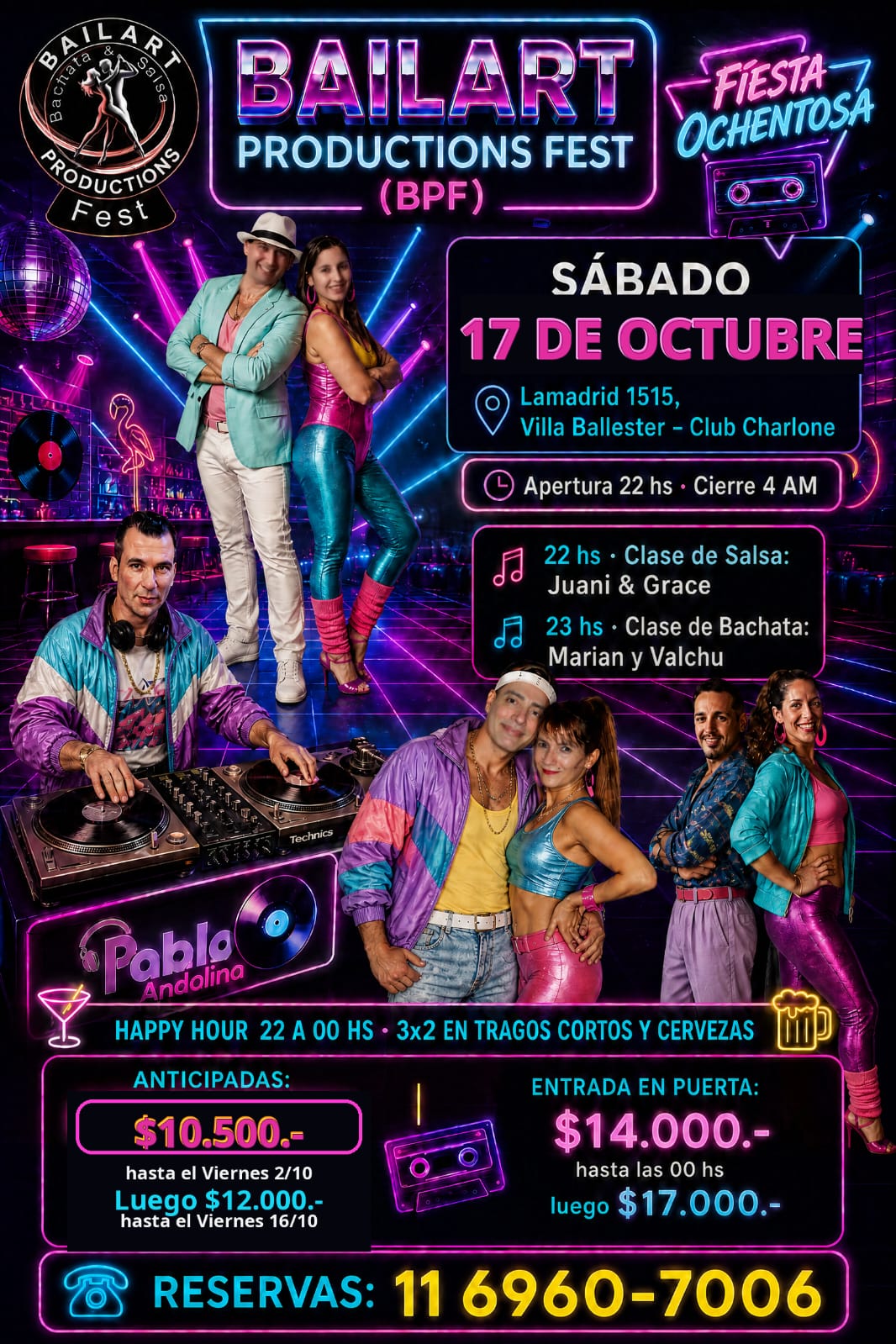 Bailart Productions Fest BPF Ochentosa
