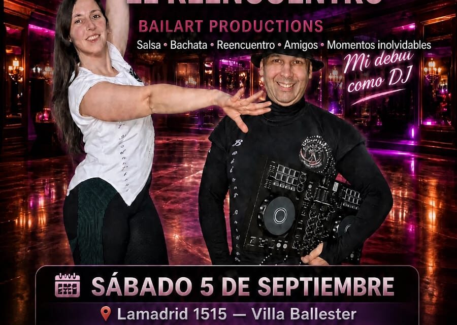 Salsa y Bachata: El Reencuentro – Sábado 5 de septiembre